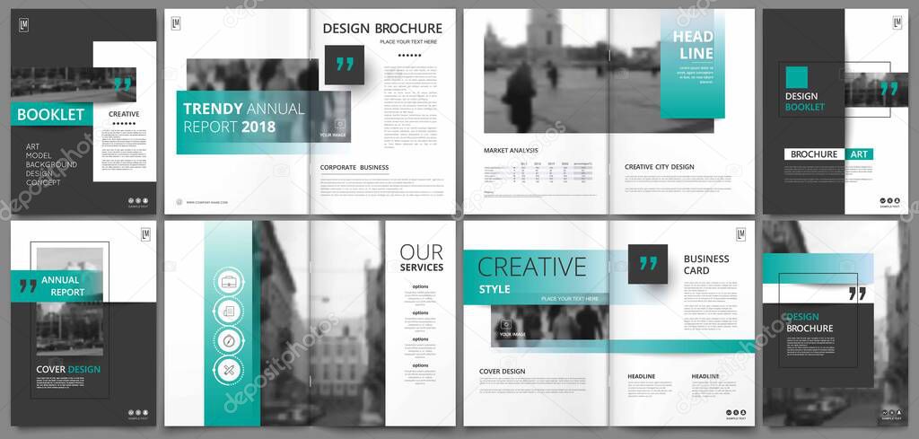 Abstract patch brochure cover design. Gray info data banner frame. Techno title sheet model set. Modern vector front page art. Urban city blurb texture. Blue citation figure icon. Ad flyer text.