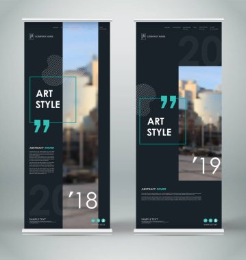 Soyut kompozisyon. Siyah broşür kapağı tasarımı. Bilgi pankartı çerçevesi. Metin yazı tipi. Başlık sayfası modeli ayarlandı. Modern vektör baş sayfası. Şehir manzaralı marka bayrağı. Yeşil atıf figürü ikonu. İlan.