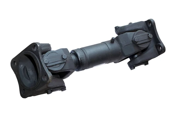 Kardan mili üzerinde beyaz izole