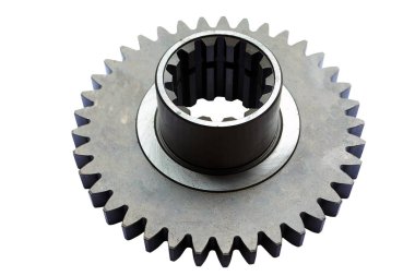 metal dişli üzerinde izole bir