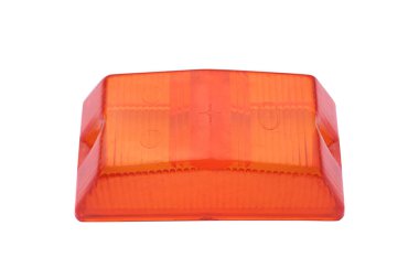 üzerinde izole kırmızı reflektör araba