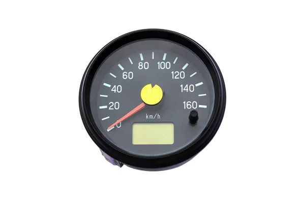 Speedometer car isolated on white — Stock Photo, Image