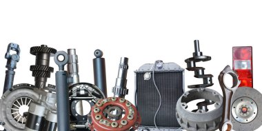 Araba parçaları izole sınırları