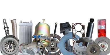 Araba parçaları izole sınırları