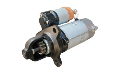 Bir araba için elektrikli marş