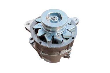 Beyaz izole araba alternatör.