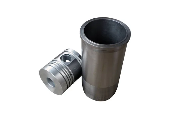 Centered insulated spare parts pistons — Stock Photo, Image