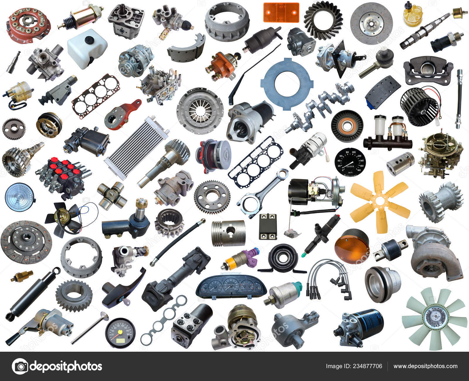 Auto spare parts car on — Stock Photo © 234877706