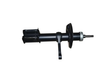 Beyaz arka plan üzerinde izole amortisör süspansiyon