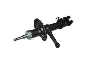 Beyaz arka plan üzerinde izole amortisör süspansiyon