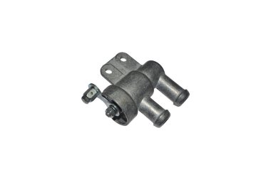 izole beyaz arka plan üzerinde araba ısıtıcı dokunun