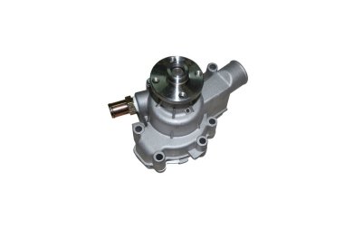 Araba su pompası, beyaz bir arka plan üzerinde izole