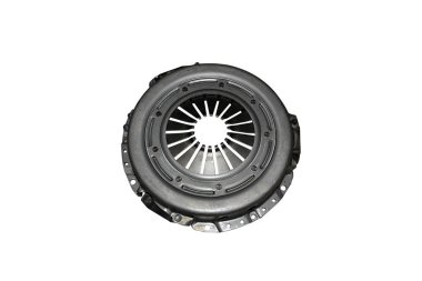 Beyaz bir arka plan üzerinde izole araba debriyaj plaka