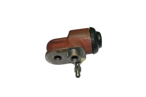brake cylinder of a car isolated on a white background
