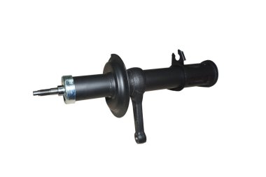 Beyaz arka plan üzerinde izole amortisör süspansiyon