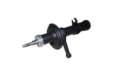 Beyaz arka plan üzerinde izole amortisör süspansiyon