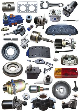 Otomatik için kolaj parçaları