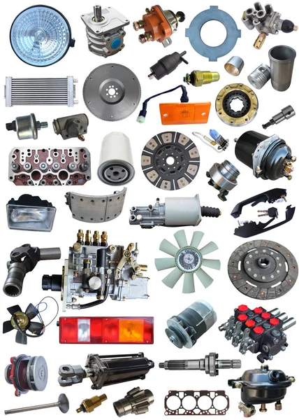 Collage Parts Auto — Stock Photo, Image