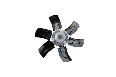 izole beyaz bir arka plan üzerinde çark Montajı ile fan araba viskoz kaplin