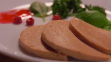 Kaz ciğeri bir parça çatal tatili