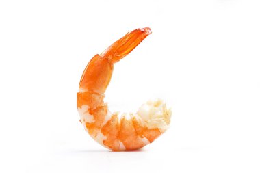 shrimps on a white background clipart