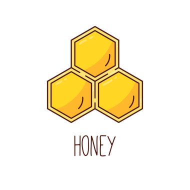 Petek renkli simge vektör