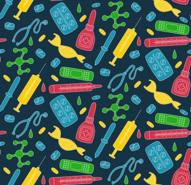 Tıp Sağlık sorunsuz vektör desen