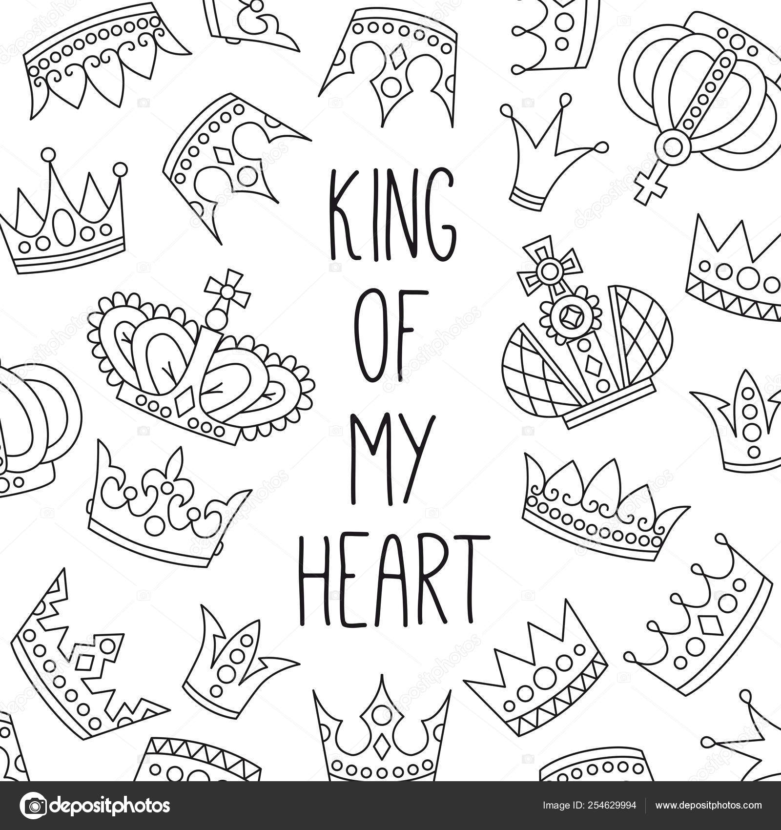 Set Vector Royal Couronnes Image Vectorielle Olizabet C 254629994