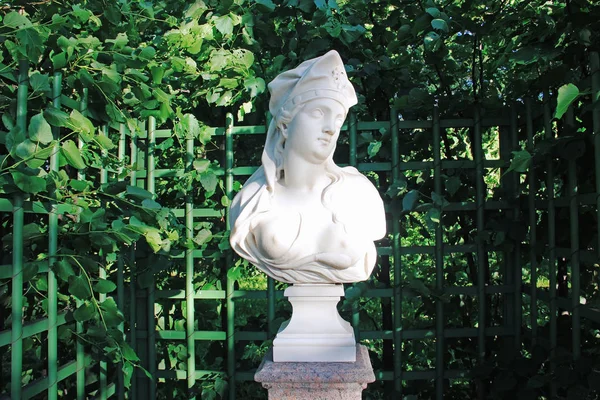 Woman sculpture in the garden