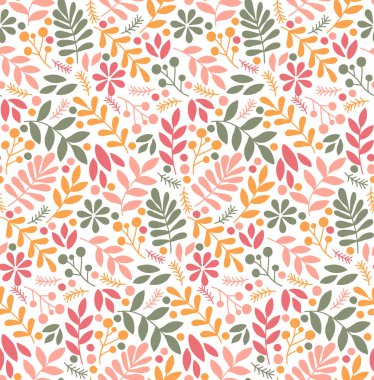 çiçek sorunsuz vektör desen