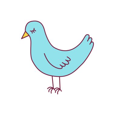 Güvercin güvercin vektör simgesi