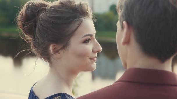 Beautiful Young Couple Enjoying Intimate Moment Sensual Moment At Sunset Stock Footage Beautiful Young Couple Enjoying Intimate Moment Sensual Moment At Sunset Stock Footage