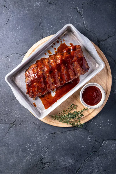 Costillas de cerdo hechas en casa — Foto de Stock