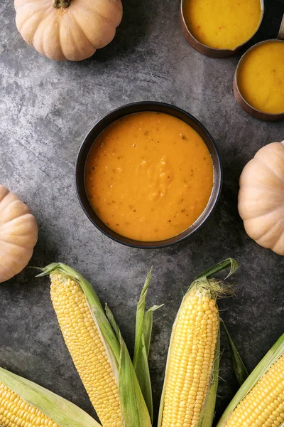Home made pumpkin cream soup — Stock Image Home made pumpkin cream soup Stock Picture