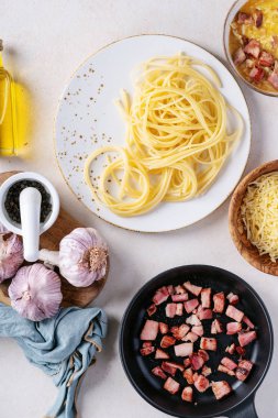 Spagetti makarna alla carbonara