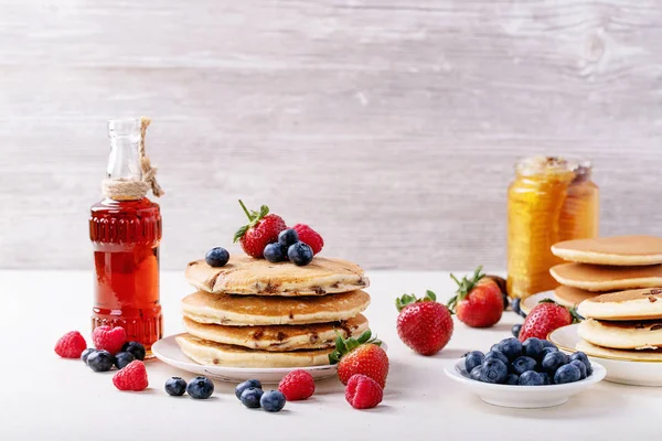 Blueberry pannenkoeken — Stockfoto