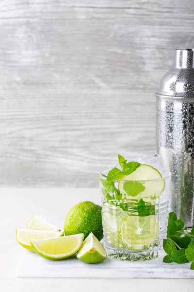 Mojito yapılmış ev kokteyl