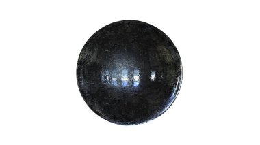 bir shpere beyaz bir arka plan üzerinde izole yapısı ile 3D render