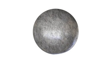 bir shpere beyaz bir arka plan üzerinde izole yapısı ile 3D render