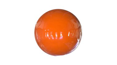 bir shpere beyaz bir arka plan üzerinde izole yapısı ile 3D render