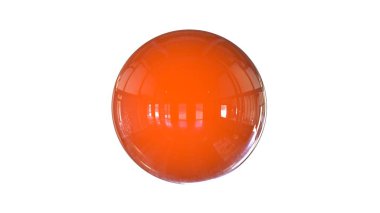 bir shpere beyaz bir arka plan üzerinde izole yapısı ile 3D render