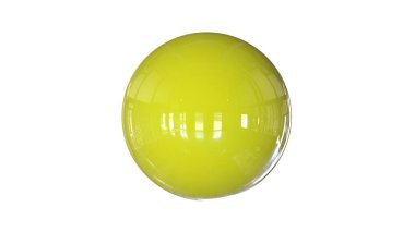 bir shpere beyaz bir arka plan üzerinde izole yapısı ile 3D render