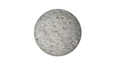 bir shpere beyaz bir arka plan üzerinde izole yapısı ile 3D render