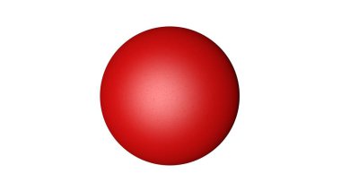 bir shpere beyaz bir arka plan üzerinde izole yapısı ile 3D render