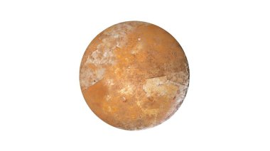 bir shpere beyaz bir arka plan üzerinde izole yapısı ile 3D render