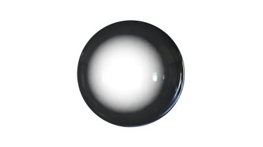 bir shpere beyaz bir arka plan üzerinde izole yapısı ile 3D render