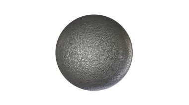 bir shpere beyaz bir arka plan üzerinde izole yapısı ile 3D render