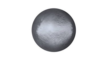 bir shpere beyaz bir arka plan üzerinde izole yapısı ile 3D render