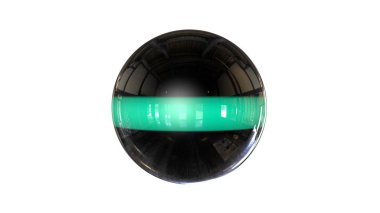 bir shpere beyaz bir arka plan üzerinde izole yapısı ile 3D render