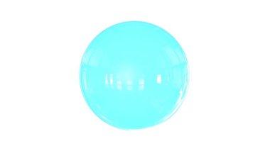 bir shpere beyaz bir arka plan üzerinde izole yapısı ile 3D render